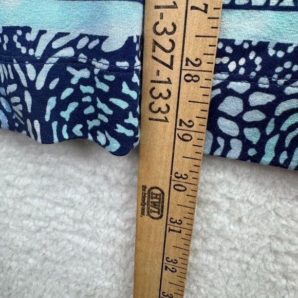 Lilly Pulitzer Womens Small Laurana Blue Stripe Off-The-Shoulder Stretch Dress - Picture 11 of 11